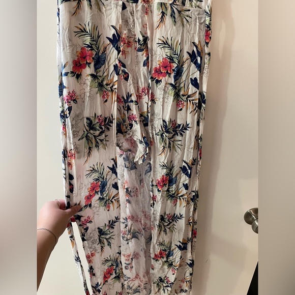 American Eagle Outfitters Tropical Summer High Low Romper Jumpsuit Size 4 - Picture 2 of 9